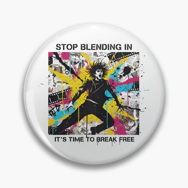 Item preview, Stop Blending In Break Free Graffiti Street Art Design - Hip Hop Dancer Boombox Tee designed and sold by SylwiaPrint.