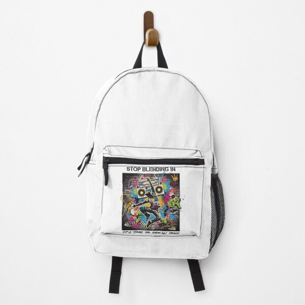 Item preview, ​Stop Blending In Break Free Graffiti Street Art Design - Hip Hop Dancer Boombox Tee designed and sold by SylwiaPrint.