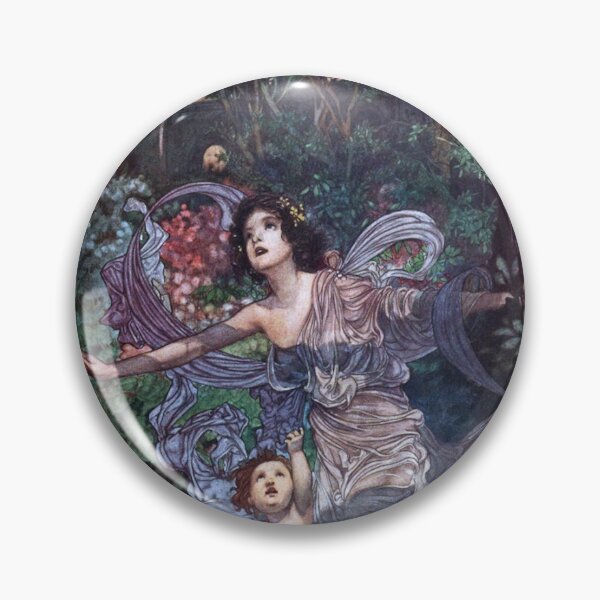 Item preview, The Sensitive Plant Charles Robinson Floral Garden Scene designed and sold by Wick Designs.