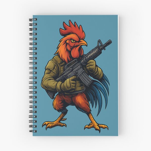 Item preview, Battle Rooster – Tactical Rooster Warrior Art designed and sold by BreezifyDesignStudio.