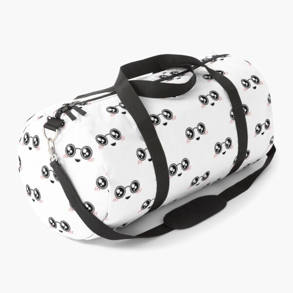Aperçu de l'œuvre Motif mignon kawaii, intello et souriant créée et vendue par BlushyPrint.