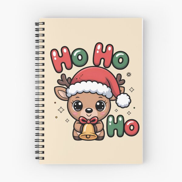 Item preview, Cute Christmas Reindeer – Ho Ho Ho Bell designed and sold by Nimkaew.
