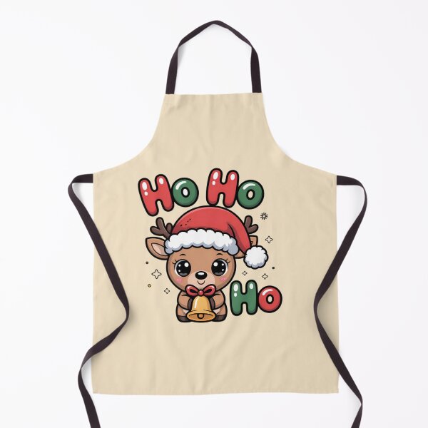 Item preview, Cute Christmas Reindeer – Ho Ho Ho Bell designed and sold by Nimkaew.