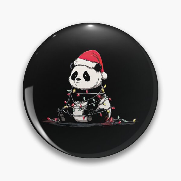 Item preview, Funny Panda Christmas Graphics Animal Lights Lover designed and sold by GreggRoss.