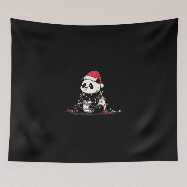 Item preview, Funny Panda Christmas Graphics Animal Lights Lover designed and sold by GreggRoss.