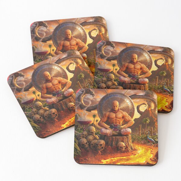 Item preview, Fantasy art Meditating Monk designed and sold by Neon Jungle.