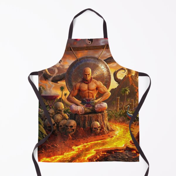 Item preview, Fantasy art Meditating Monk designed and sold by Neon Jungle.