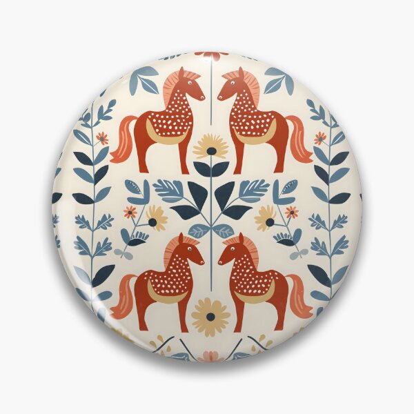 Item preview, Swedish Dala Horses, Floral Horses designed and sold by xiao xuans.