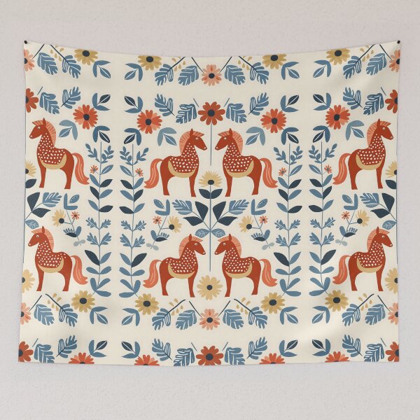 Item preview, Swedish Dala Horses, Floral Horses designed and sold by xiao xuans.