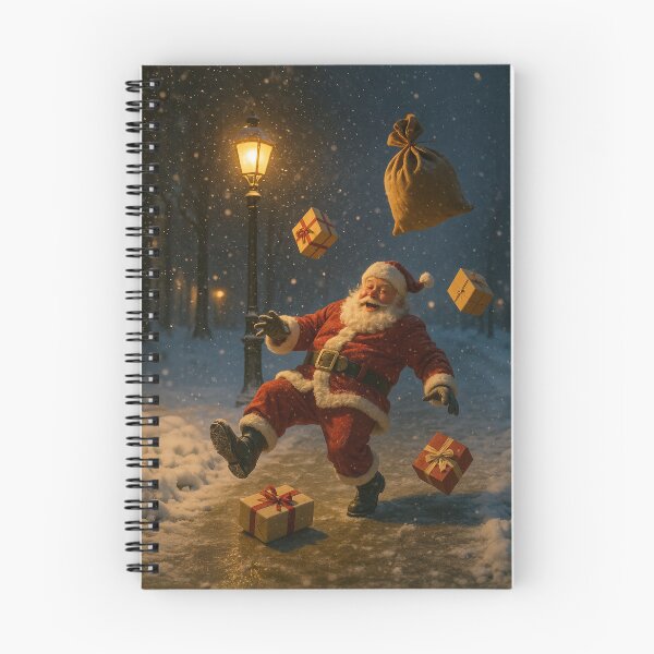 Item preview, Santa Slipping on the Ice designed and sold by Sartawsky.