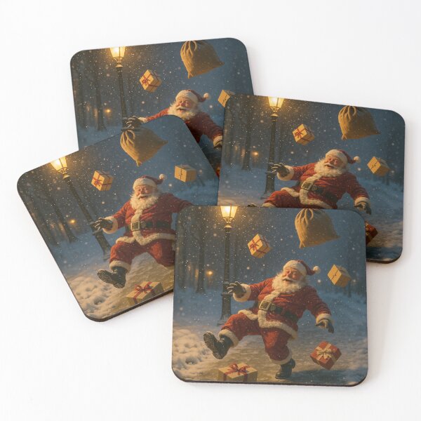 Item preview, Santa Slipping on the Ice designed and sold by Sartawsky.
