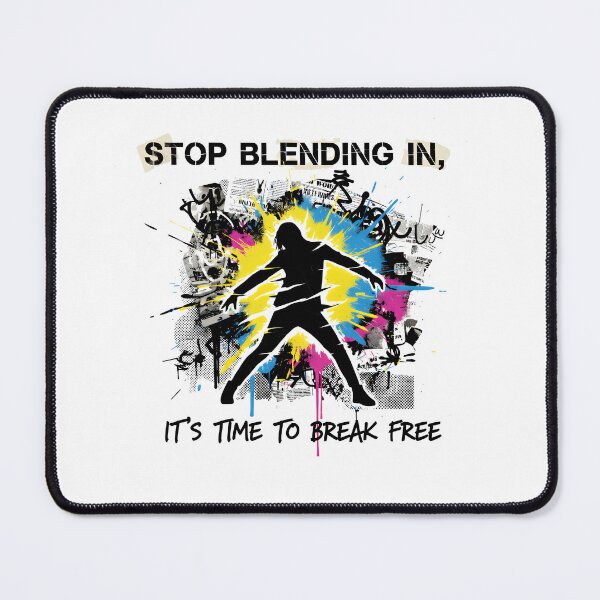 Item preview, Stop Blending In Break Free Graffiti Street Art Design - Hip Hop Dancer Boombox Tee designed and sold by SylwiaPrint.