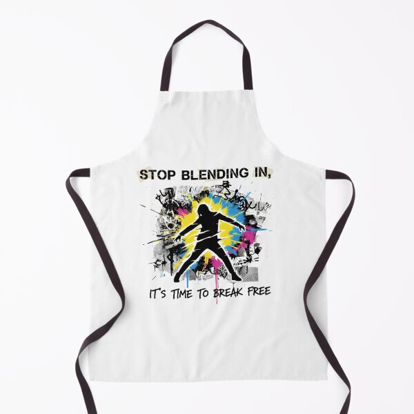Item preview, Stop Blending In Break Free Graffiti Street Art Design - Hip Hop Dancer Boombox Tee designed and sold by SylwiaPrint.