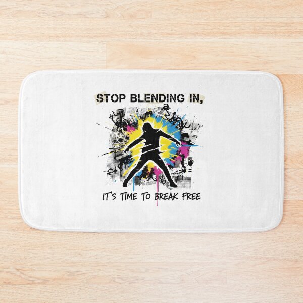 Item preview, Stop Blending In Break Free Graffiti Street Art Design - Hip Hop Dancer Boombox Tee designed and sold by SylwiaPrint.