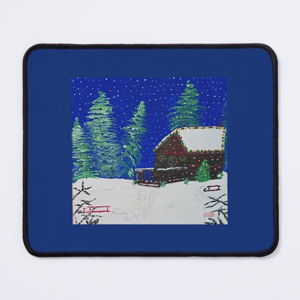 Item preview, Snowy Winter Lodge designed and sold by Art by Anita Burkett.