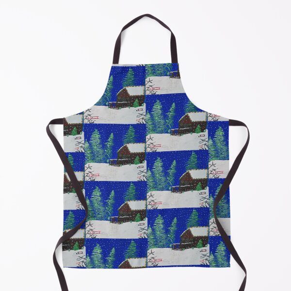Item preview, Snowy Winter Lodge designed and sold by Art by Anita Burkett.