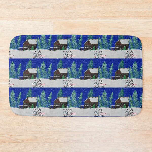 Item preview, Snowy Winter Lodge designed and sold by Art by Anita Burkett.