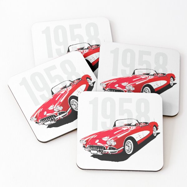 Item preview, Classic Vette C1 Convertible Illustration designed and sold by tupaffi.