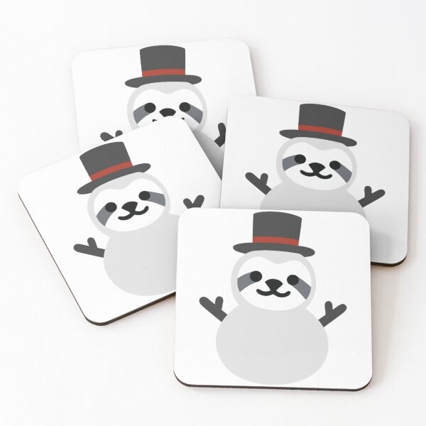 Artikelvorschau, Kawaii-Faultier-Schneemann | Süßes Weihnachtsgeschenk entworfen und verkauft von Zaybxcwd.