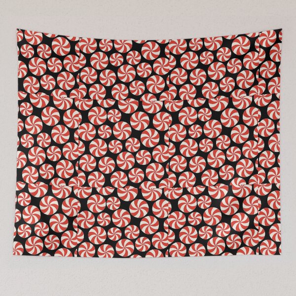 Item preview, Peppermint Candy Pattern Christmas - Red White Holiday Swirls designed and sold by PunchDrop.