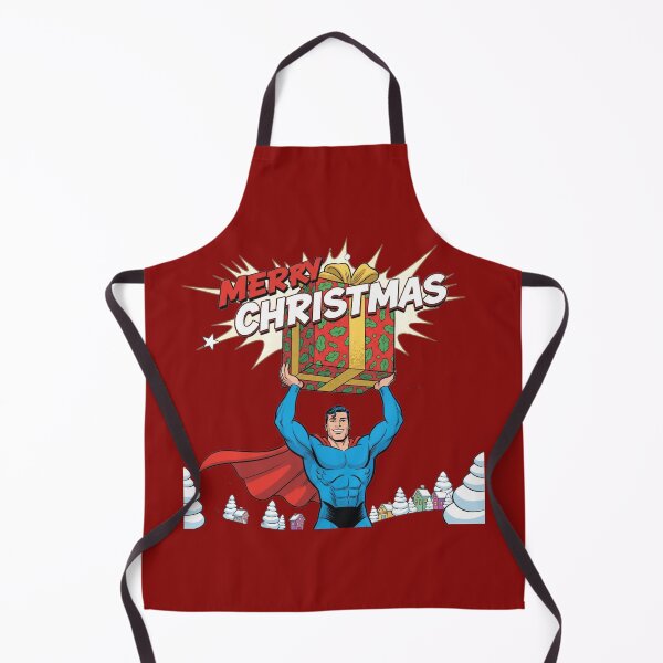Item preview, Super-Guy Holiday Gift Lift | Christmas Comic Hero designed and sold by UniqueArtsOnly.