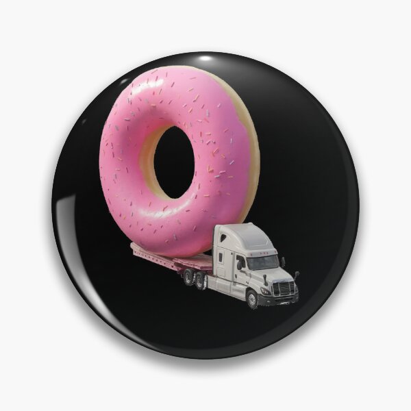 Item preview, Giant Donut on the Move TruckArt PinkDonut designed and sold by zuzzelek44.