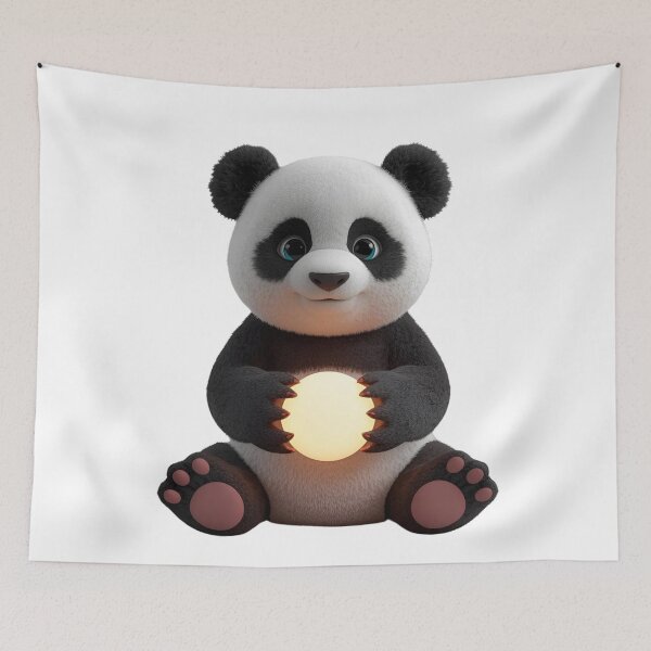Item preview, Cute Panda Illustration – Adorable Kawaii Style Art designed and sold by SNVCreation.