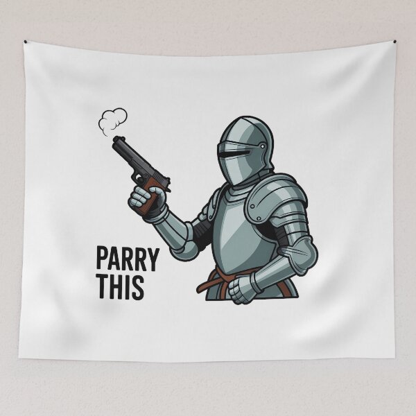 Item preview, Parry This - Funny Dark Souls Memes  designed and sold by thelmafuentes.