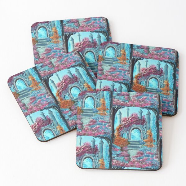 Item preview, Magical Portal – Fantasy Gate Painting – Enchanted Landscape Art designed and sold by ZiehrArt.