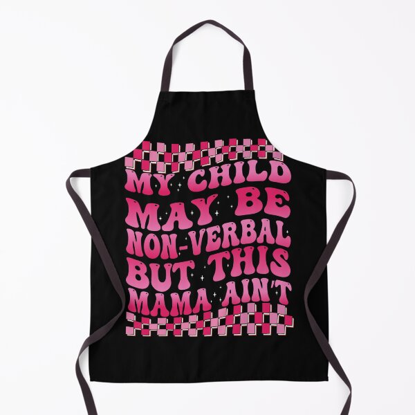 Item preview, Mama Ain't Non-Verbal Autism Awareness Groovy Quote Design designed and sold by Nocturnal-Vines.