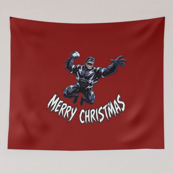 Item preview, Symbio-Veno Holiday Rage | Christmas Antihero Art designed and sold by UniqueArtsOnly.