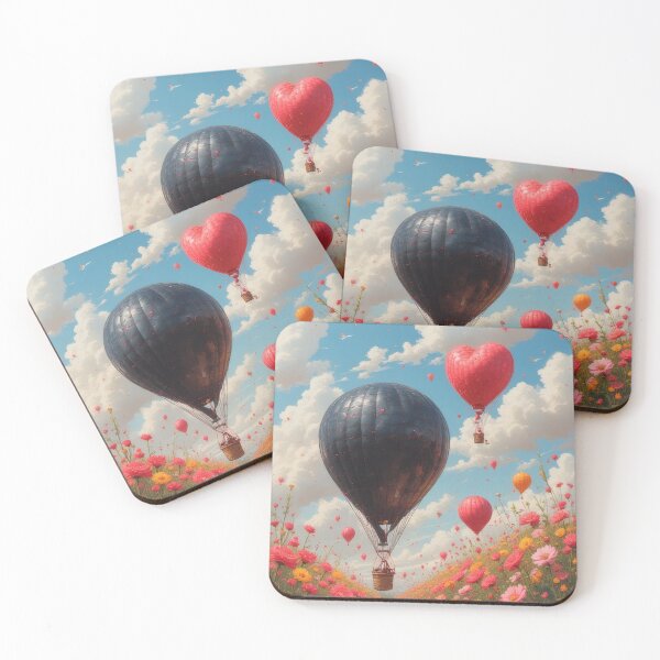 Item preview, A sea of flowers, balloons, love in the air designed and sold by Mianku | Für das Leben.