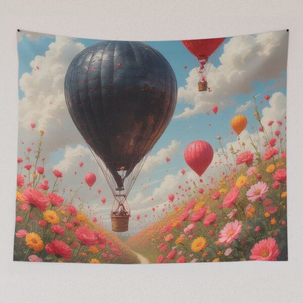 Item preview, A sea of flowers, balloons, love in the air designed and sold by Mianku | Für das Leben.