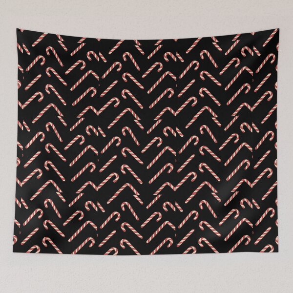 Item preview, Candy Cane Pattern Christmas - Red White Holiday Candy Canes designed and sold by PunchDrop.