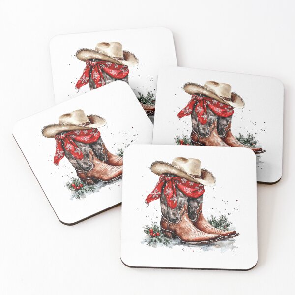 Item preview, Christmas Cowboy Boots designed and sold by Liededrom..