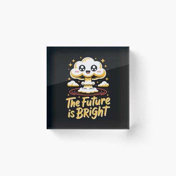 Item preview, Atomic Bomb - The future is bright designed and sold by 123ks.