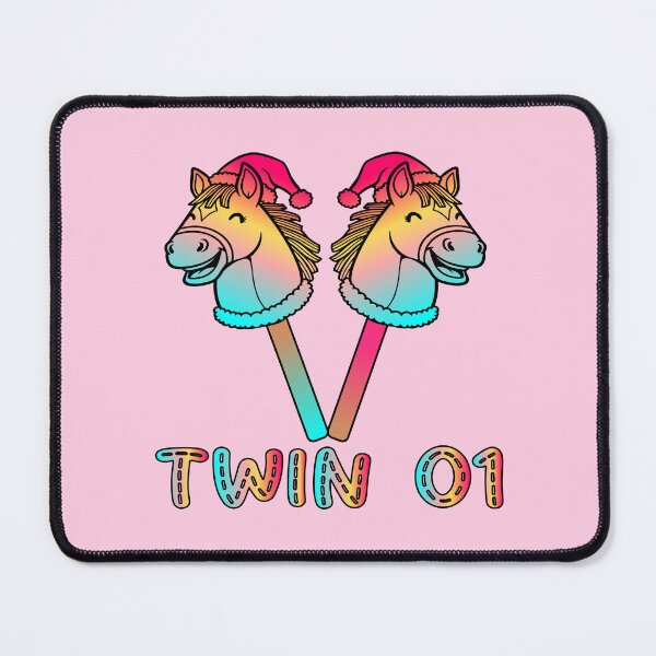 Item preview, Hobby Horsing Twins 01 designed and sold by minimalartstory.