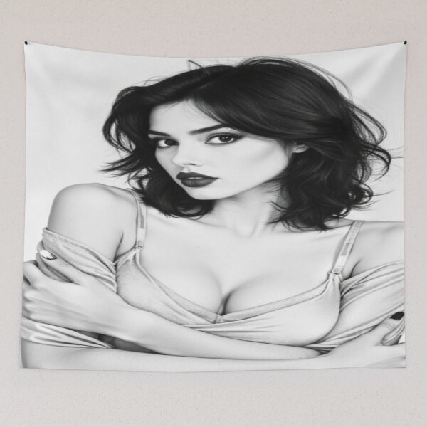 Item preview, Emily Charcoal | Canvas 42 designed and sold by KasaHunterHarem.