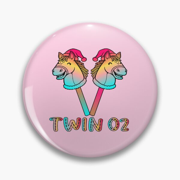 Item preview, Hobby Horsing Twins 02 designed and sold by minimalartstory.