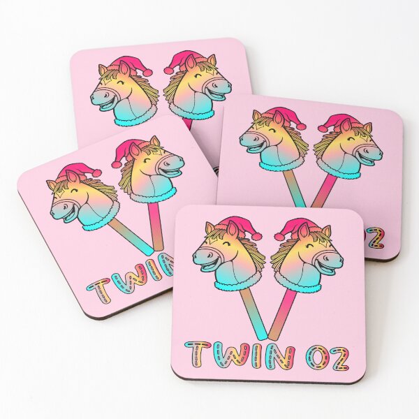 Item preview, Hobby Horsing Twins 02 designed and sold by minimalartstory.