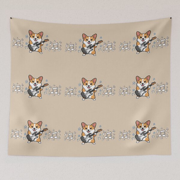Item preview, “Corgi Rockstar – Cute Dog Music Lover T-shirt Design” designed and sold by Artishal.