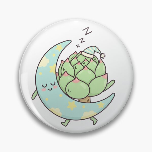 Item preview, Sleepy Succulent Moon Kawaii Plant Dreamy Night Cozy Cute designed and sold by ArtByYunus.