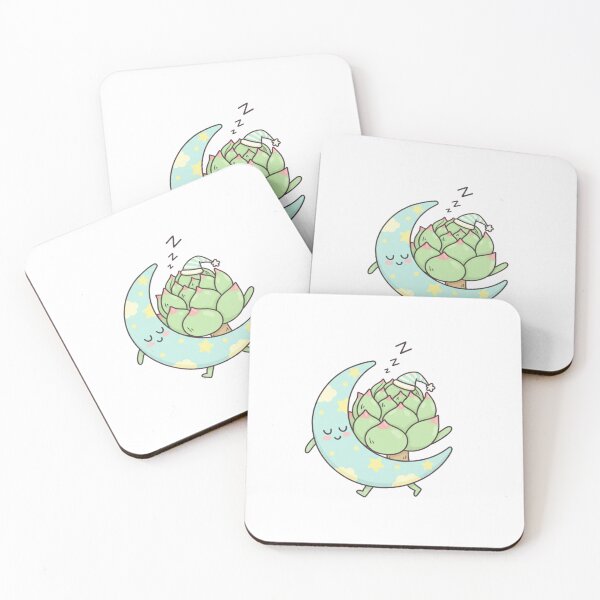 Item preview, Sleepy Succulent Moon Kawaii Plant Dreamy Night Cozy Cute designed and sold by ArtByYunus.