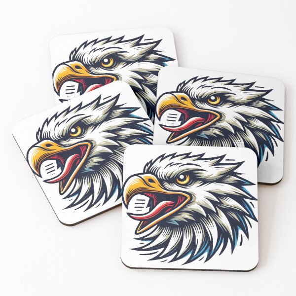 Item preview, Fierce Eagle Head – Bold Tribal Style Illustration designed and sold by SNVCreation.