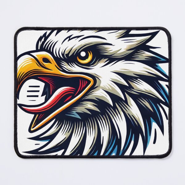 Item preview, Fierce Eagle Head – Bold Tribal Style Illustration designed and sold by SNVCreation.