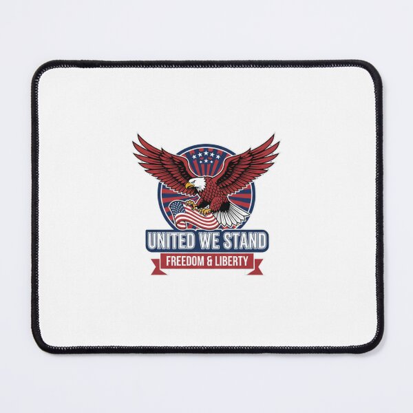 Item preview, United We Stand Eagle Patriotic American Flag designed and sold by chattsuede.
