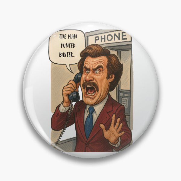 Item preview, Newsman "The Man Punted Baxter" designed and sold by SirJohnnyofDirt.