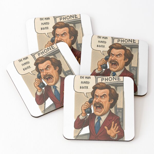 Item preview, Newsman "The Man Punted Baxter" designed and sold by SirJohnnyofDirt.