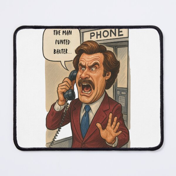 Item preview, Newsman "The Man Punted Baxter" designed and sold by SirJohnnyofDirt.