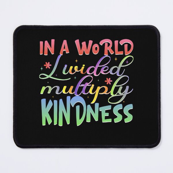 Item preview, Multiply Kindness Positive Message Rainbow Gradient Typography Design designed and sold by Nocturnal-Vines.